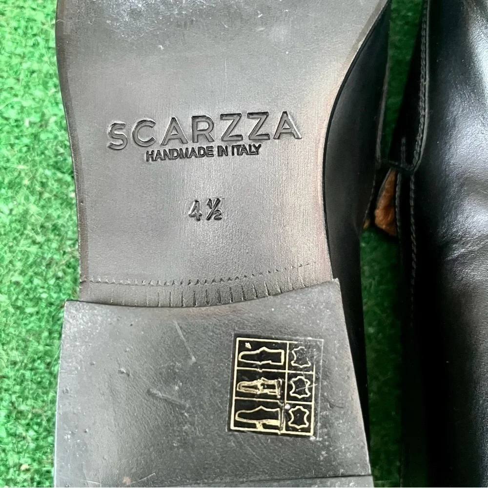 Scarzza Handmade Leather Loafer Flats Size 7.5